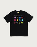 BAPE WORLD MULTI LOGO TEE MENS
