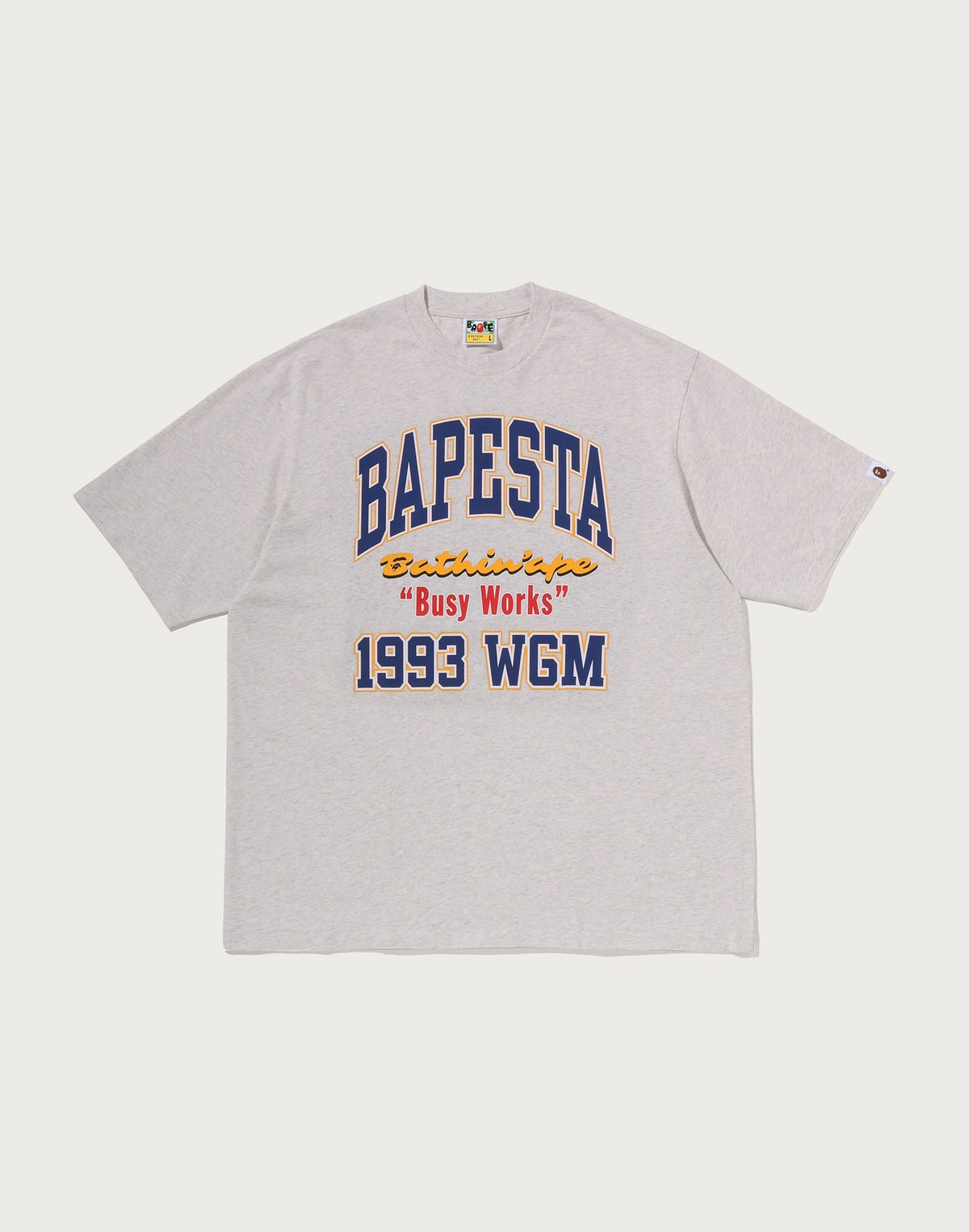 BAPE STA COLLEGE RELAXED FIT TEE #1 MENS