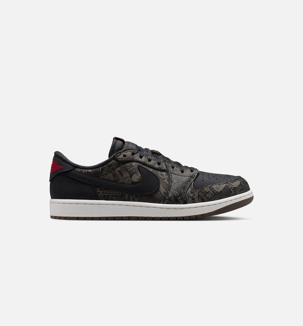 Air Jordan 1 Retro Low OG Laser – Men's Lifestyle Shoe | Black/Varsity Red/Summit White