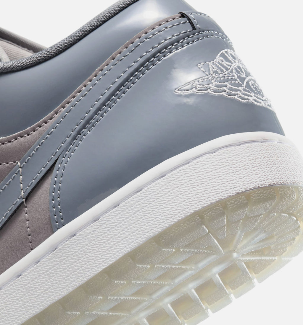 Air Jordan 1 Low Mens Lifestyle Shoe - Medium Grey/White/Cool Grey