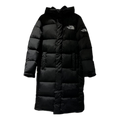 The North Face Hooded Long Puffer Coat | Black | Down Insulated