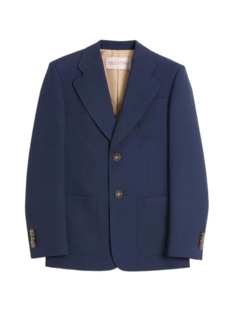 Valentino Garavani single-breasted wool gabardine jacket