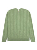 Advisory Board Crystals cable knit cardigan