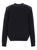 Moncler Grenoble padded-shoulder sweater