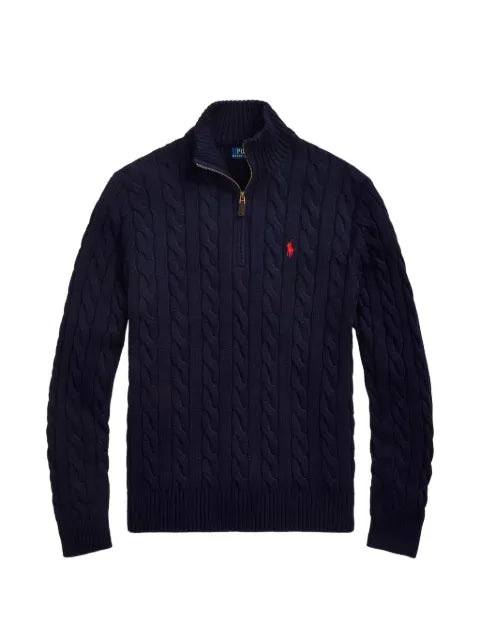Polo Ralph Lauren cable-knit half-zip sweater