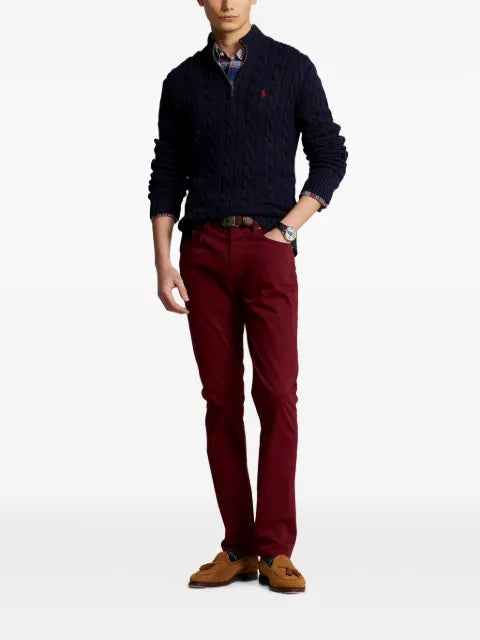 Polo Ralph Lauren cable-knit half-zip sweater