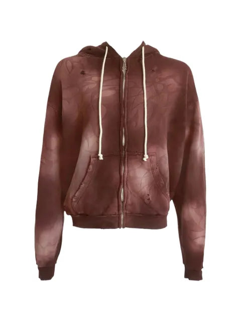 HELLSTAR bleach-effect hoodie