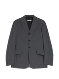 Jil Sander wool poplin tailored jacket