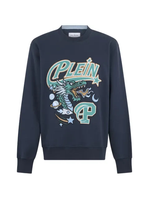 Philipp Plein embroidered detail sweatshirt