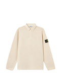 Stone Island polo collar cotton sweatshirt