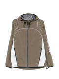 Balenciaga techwear zip-up jacket in grey