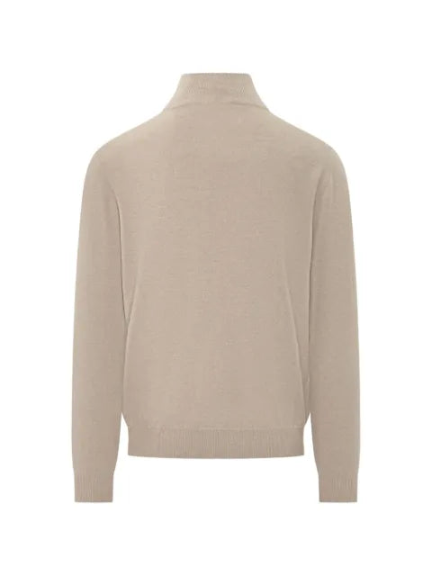 Malo half-zip cashmere jumper