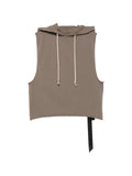 Rick Owens DRKSHDW sleeveless drawstring hoodie