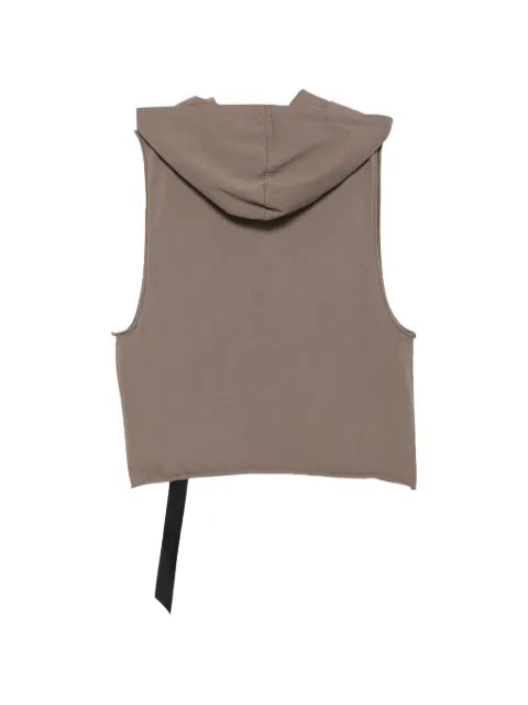 Rick Owens DRKSHDW sleeveless drawstring hoodie