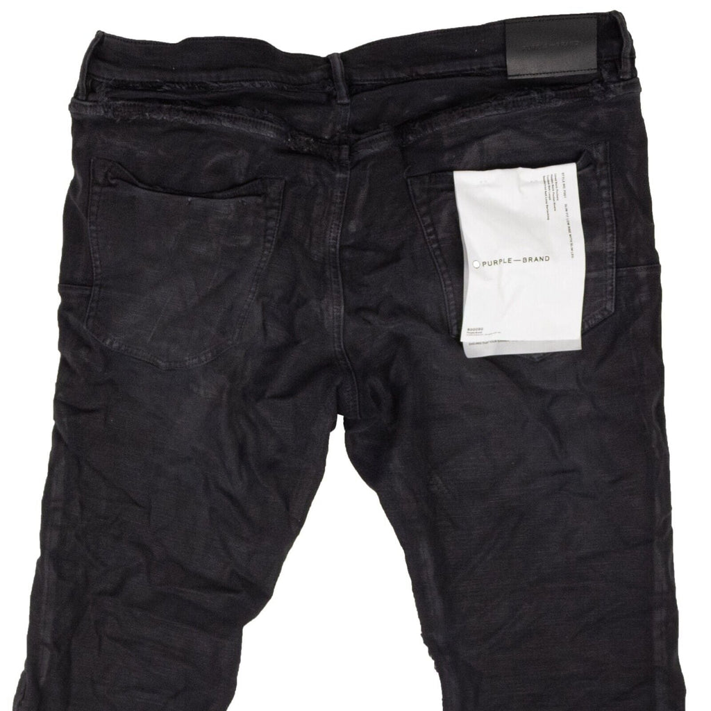 Black Inside Out Frayed Skinny Jeans