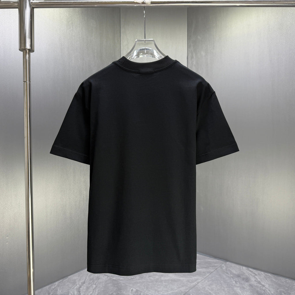 Moncler Lettering Logo T-Shirt Black