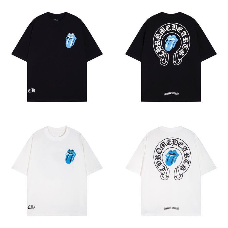 Chrome Hearts Multi‑Cross Graphic Oversized Tee Streetwear Unisex