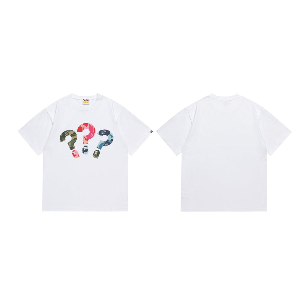 BAPE Question Mark Graphic Short-Sleeve T-Shirt