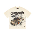 Godspeed Cream Car Graphic Short-Sleeve T-Shirt