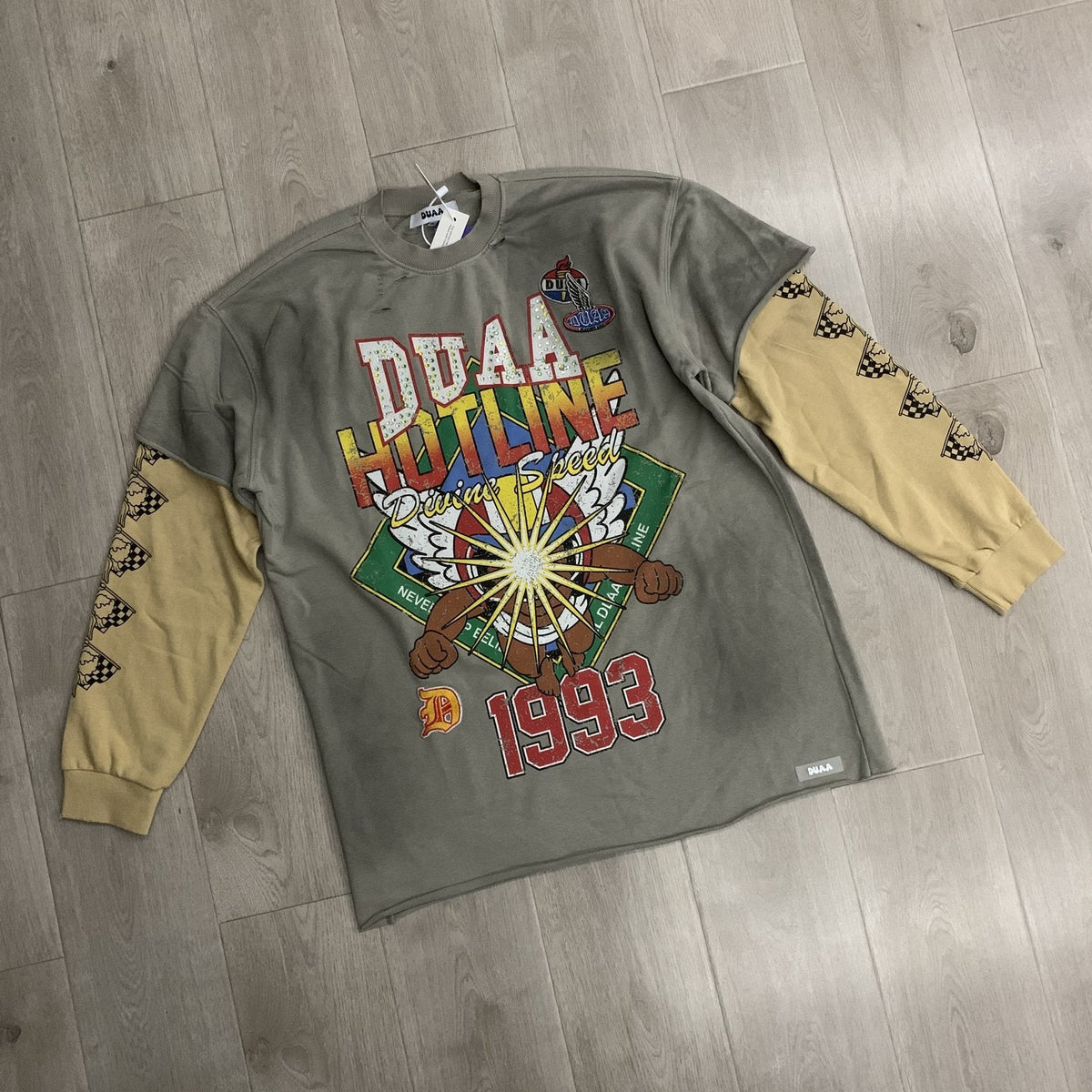 DUAA Hotline Racing Graphic Long-Sleeve T-Shirt