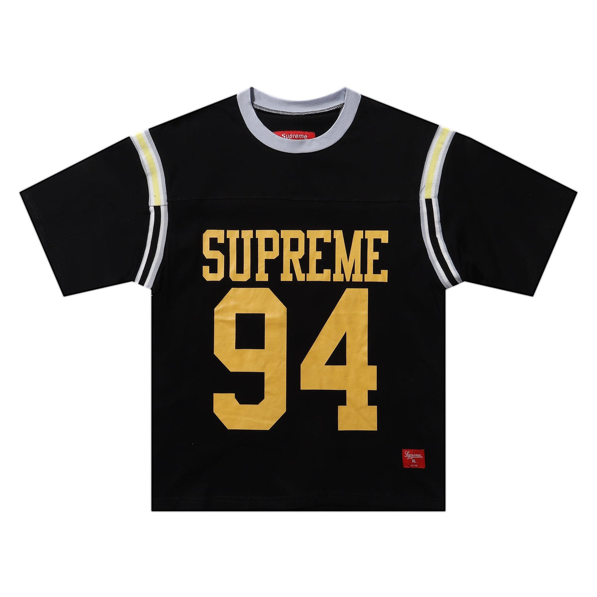 Supreme Split Football Graphic Short-Sleeve T-Shirt