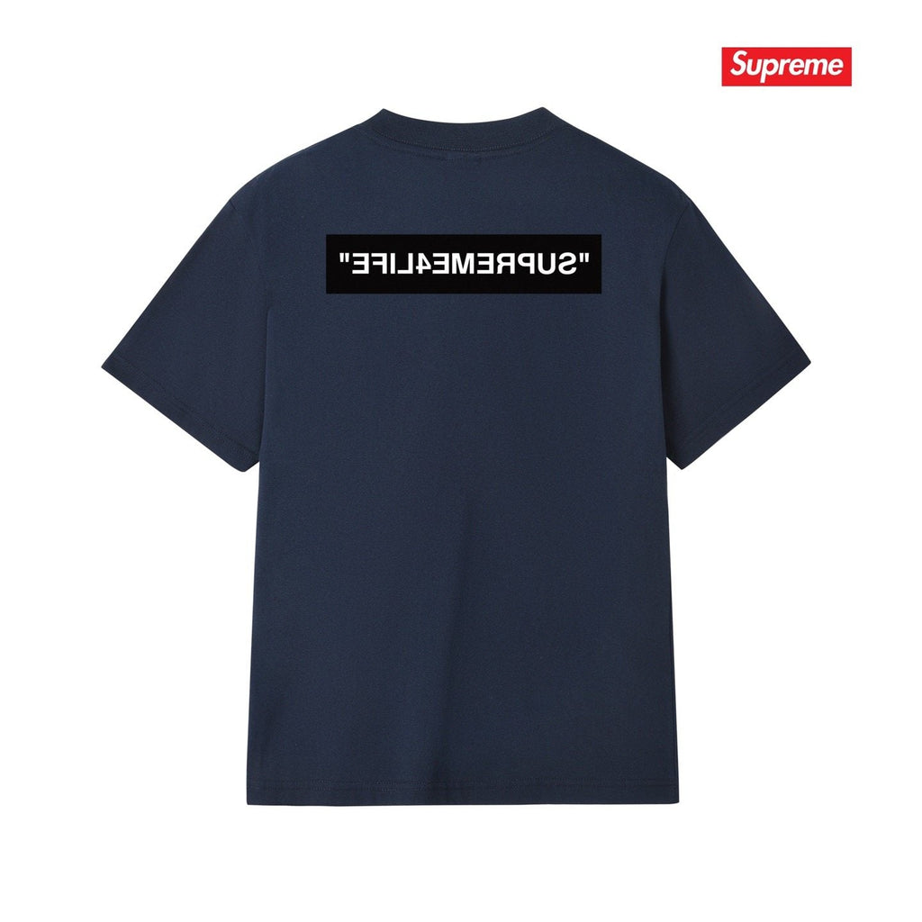 Supreme Front Chest and Back Graphic T-Shirt