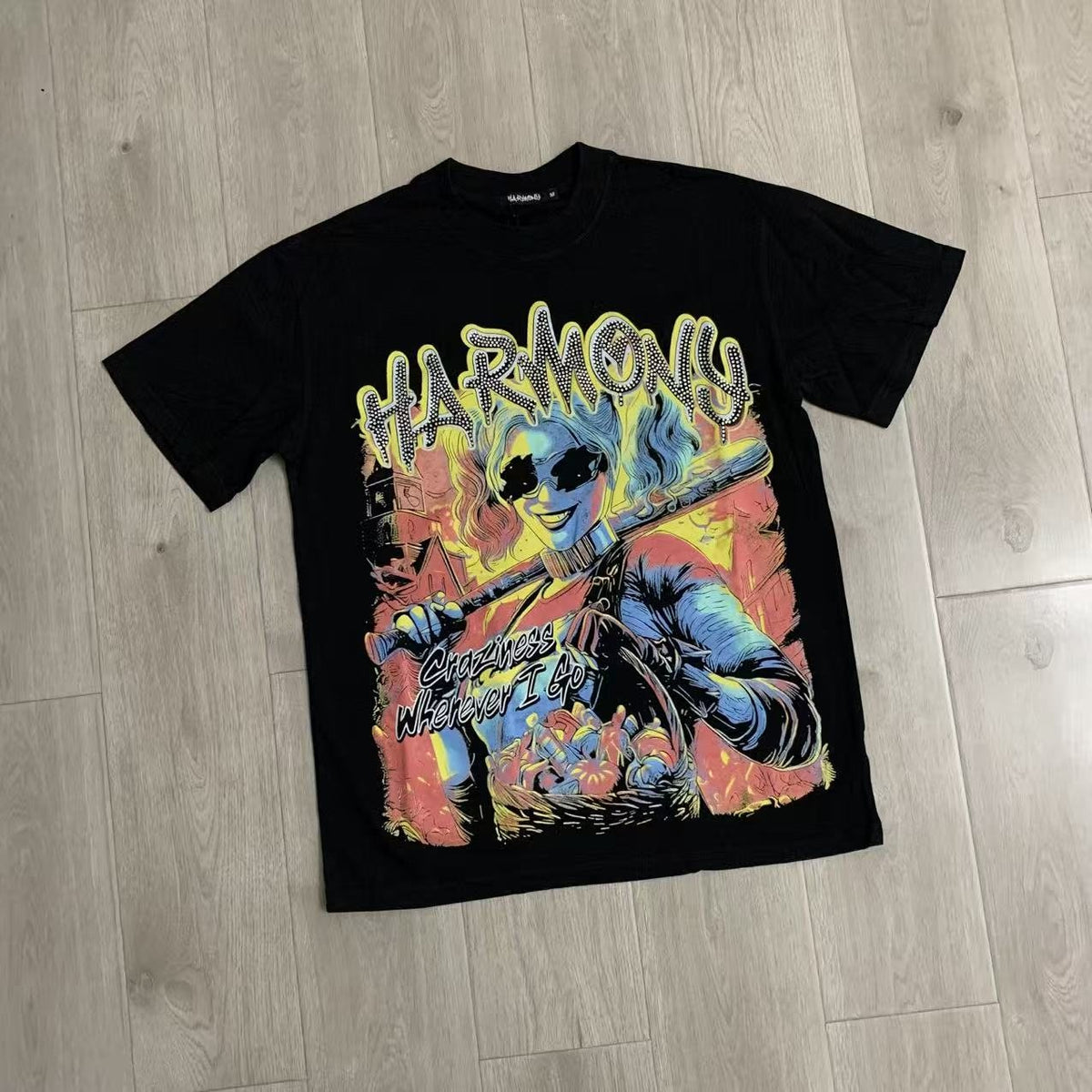 HARMONY Anime Graphic Short-Sleeve T-Shirt