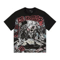 Life Hustlere Front & Back Rhinestone Graphic T-Shirt