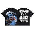 Godspeed Washed Black Truck Skull Graphic T-Shirt