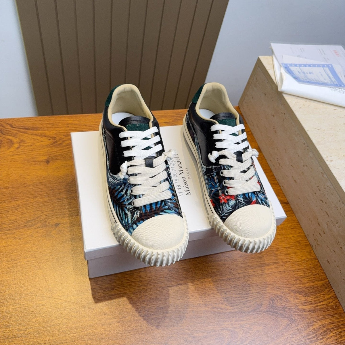 Maison Margiela Floral Panel Sneakers